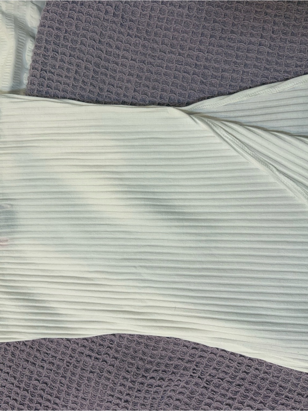 Edikted White Ribbed Tube Top - Picture 4 of 4